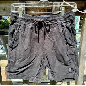 Psycho Bunny Mens Willis Stretch Shorts in Black Men's Size XXS